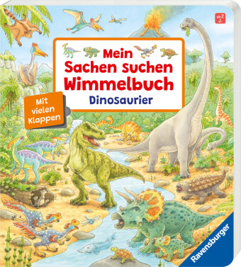 Mein Sachen suchen Wimmelbuch: Dinosaurier