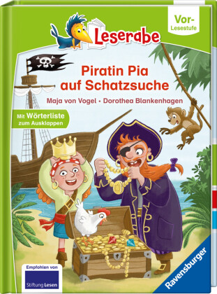 Leserabe Vor-Lesestufe - Piratin Pia auf Schatzsuche