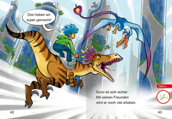 Leserabe 1. Lesestufe Kurz und leicht - Befreit die Dinos! 