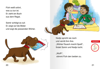 Leserabe 1. Lesestufe - Schulgeschichten mit Hund Floh 