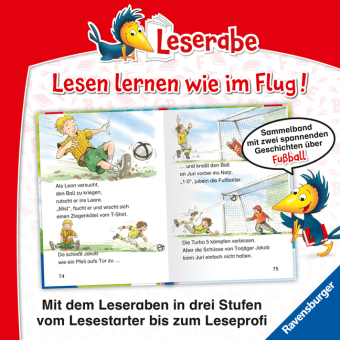Leserabe Sonderausgaben - Fußballabenteuer zum Lesenlernen