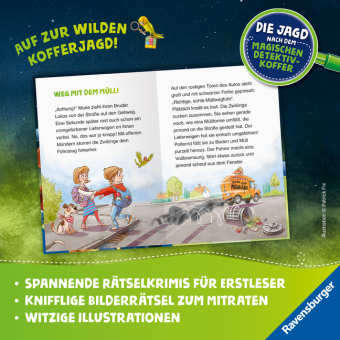Die Jagd nach dem magischen Detektivkoffer, Band 2 - Vorsicht, Ganoven!