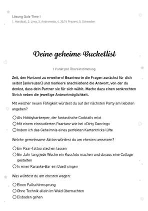Das ultimative Duell für Paare