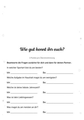 Das ultimative Duell für Paare