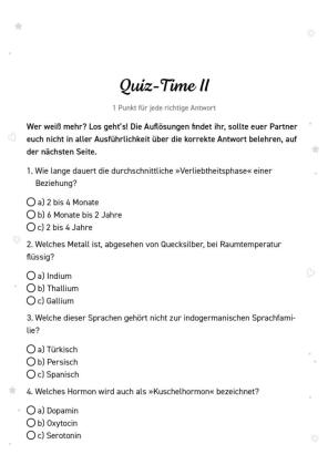 Das ultimative Duell für Paare