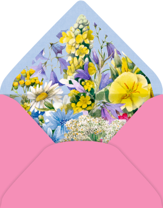 Pop-up-Grußkarte - Blumen für dich!