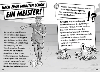 Mein Fußballheld Jamal Musiala  - Seine Geschichte, seine Spiele, seine Rekorde 