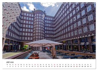 Hamburger Ansichten (Wandkalender 2026 DIN A3 quer), CALVENDO Monatskalender