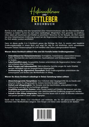 Histaminintoleranz und Fettleber Kochbuch