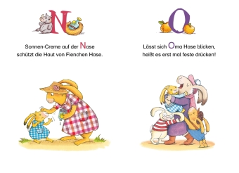 Wenn sieben kleine Hasen durch das ABC rasen