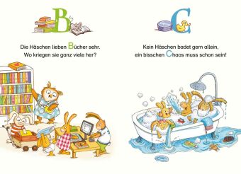 Wenn sieben kleine Hasen durch das ABC rasen