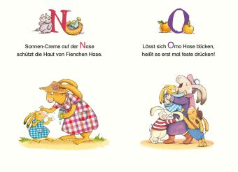 Wenn sieben kleine Hasen durch das ABC rasen