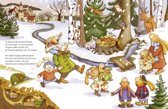 Wenn sieben kleine Weihnachtshasen mit Schwung durch die Adventszeit rasen