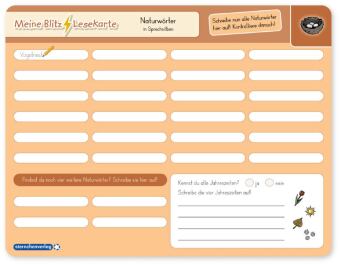 Meine Blitzlesekarten Set 3 zur Leseförderung (3 Lerntafeln mit Stift)