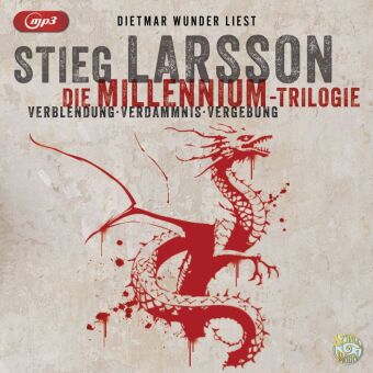Die Millennium-Trilogie,9 Audio-CD, 9 MP3