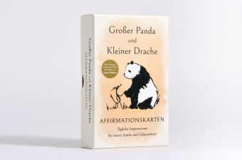 Großer Panda und Kleiner Drache Affirmationskarten