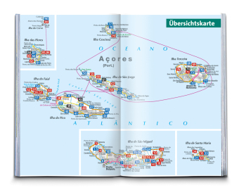 KOMPASS Wanderführer Azoren, 90 Touren mit Extra-Tourenkarte 