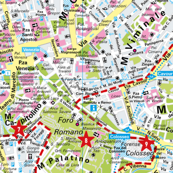 MARCO POLO Cityplan Rom 1:12.000