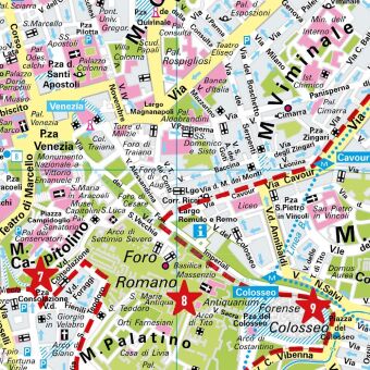 MARCO POLO Cityplan Rom 1:12.000