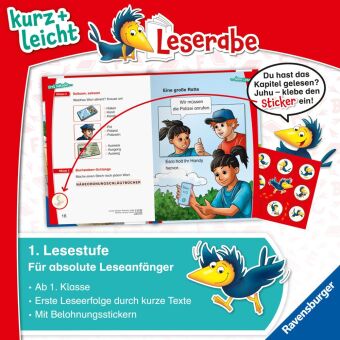 Leserabe 1. Lesestufe Kurz und leicht - Diebe im Park - Eine Polizei-Geschichte