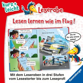 Leserabe 1. Lesestufe Kurz und leicht - Diebe im Park - Eine Polizei-Geschichte