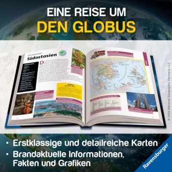 National Geographic Kids Weltatlas - Fremde Kulturen, großartige Naturwunder und wilde Tiere entdecken: Kinderatlas für Kids ab 8 Jahren