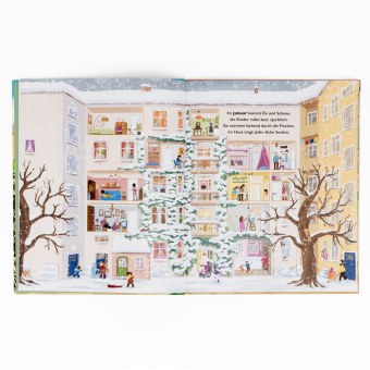 Wo ist Teddy Mutz? Eine Wimmelgeschichte von Januar bis Dezember