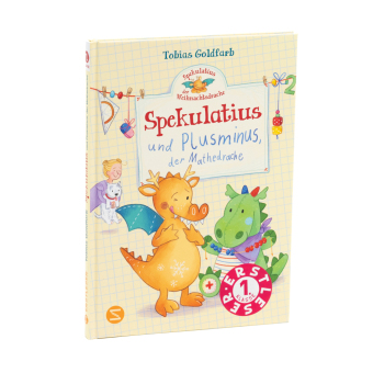 Spekulatius, der Weihnachtsdrache. Spekulatius und Plusminus, der Mathedrache