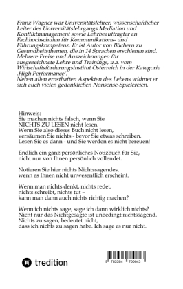 Nichts zu lesen