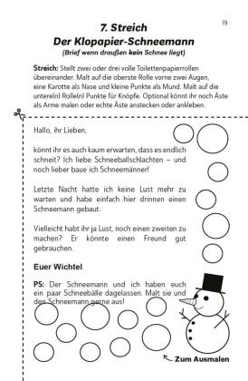 Die lustigsten Wichtelbriefe für Kinder | Zum Ausschneiden & sofort Verwenden | Interaktives Adventskalender-Buch