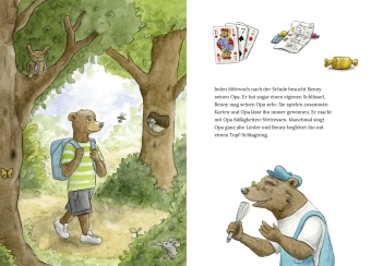 Opa Bär und die Schuhe im Kühlschrank 