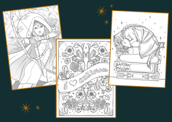 Enchanted Love. Ein Romantasy-Ausmalbuch
