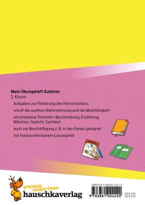 Mein Übungsheft - Zuhören und verstehen 2. Klasse