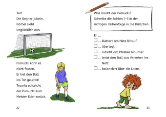 Pumuckl, Bücherhelden 1. Klasse, Pumuckl spielt Fußball