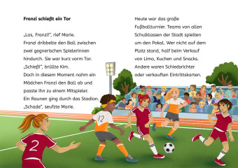 Die drei !!!, Bücherhelden 2. Klasse, Falsches Spiel beim Fußball 
