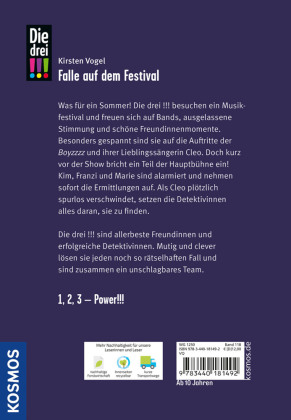 Die drei !!!, 118, Falle auf dem Festival