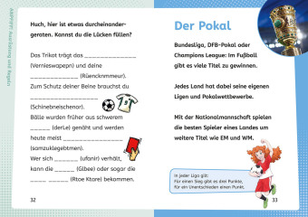 kicker Kids, Profi-Wissen Fußball