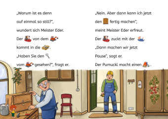 Pumuckl, Bücherhelden Erstes Lesen, Pumuckl auf der Baustelle