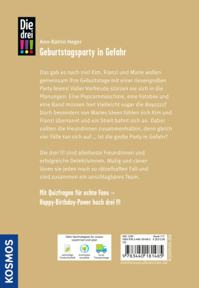 Die drei !!!, 117, Geburtstagsparty in Gefahr 