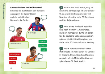 kicker Kids, Lesen lernen mit Fußballrätseln,
