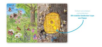 Mein Lupen-Wimmelbuch: Wald und Wiese