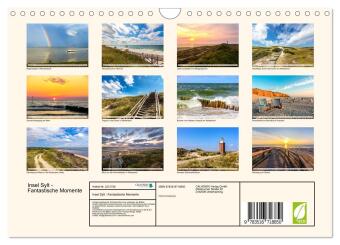 Insel Sylt - Fantastische Momente (Wandkalender 2026 DIN A4 quer), CALVENDO Monatskalender