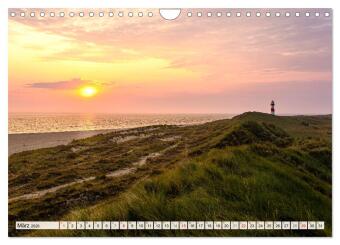 Insel Sylt - Fantastische Momente (Wandkalender 2026 DIN A4 quer), CALVENDO Monatskalender