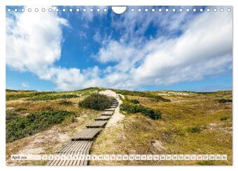 Insel Sylt - Fantastische Momente (Wandkalender 2026 DIN A4 quer), CALVENDO Monatskalender