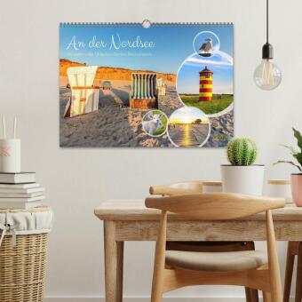 An der Nordsee, Urlaub im Norden Deutschlands (Wandkalender 2026 DIN A3 quer), CALVENDO Monatskalender