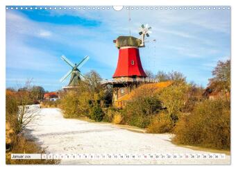 An der Nordsee, Urlaub im Norden Deutschlands (Wandkalender 2026 DIN A3 quer), CALVENDO Monatskalender