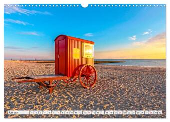 An der Nordsee, Urlaub im Norden Deutschlands (Wandkalender 2026 DIN A3 quer), CALVENDO Monatskalender
