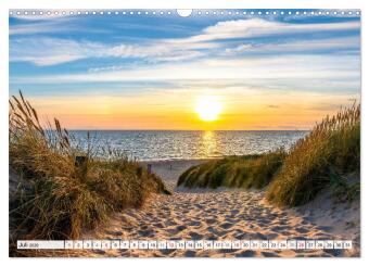 An der Nordsee, Urlaub im Norden Deutschlands (Wandkalender 2026 DIN A3 quer), CALVENDO Monatskalender