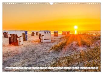 An der Nordsee, Urlaub im Norden Deutschlands (Wandkalender 2026 DIN A3 quer), CALVENDO Monatskalender