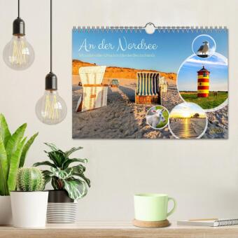 An der Nordsee, Urlaub im Norden Deutschlands (Wandkalender 2026 DIN A4 quer), CALVENDO Monatskalender